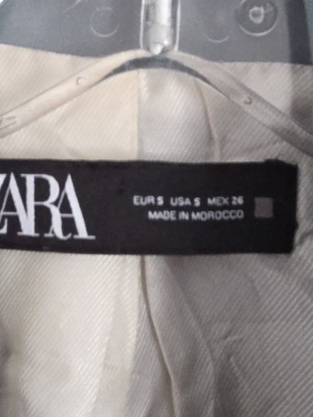 ZARA | Double Breasted Blazer Blue Sz S - Picture 5 of 7